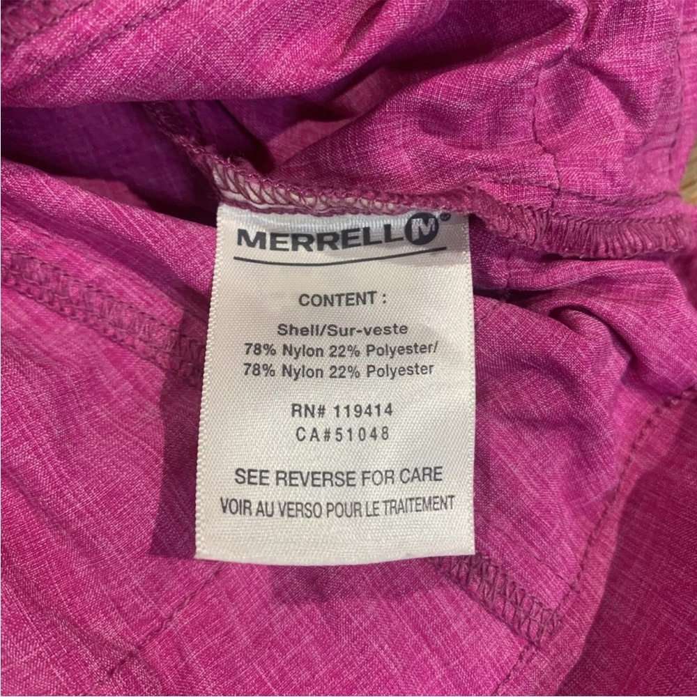 Merrell Ainsley Swim Cover Up UPF 30+ Hooded Long Sleeve Medium Pink Pool Beach - Picture 4 of 9